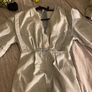 Denim Long Sleeve Zara Dress Size Medium
